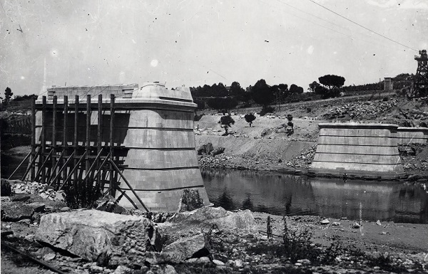 Puente Nuevo construcción