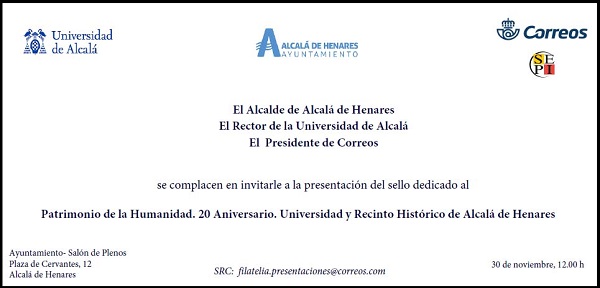 Invitación Presentación Alcalá