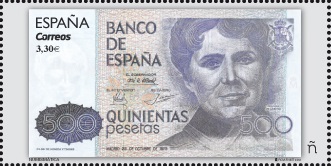 Billete Rosalía de Castro