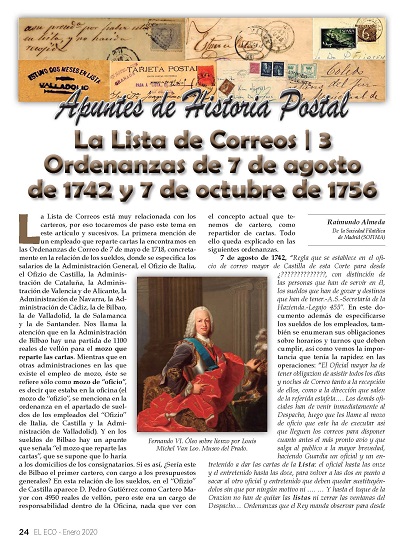 Artículo Filatelia