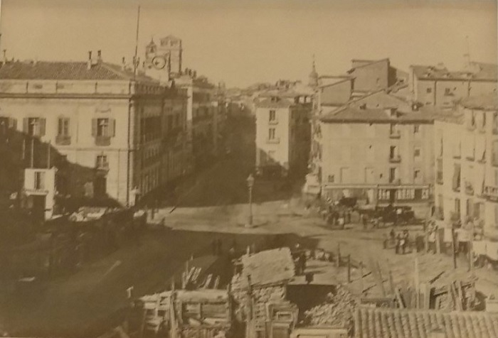 Puerta del Sol. Fotografia 1850