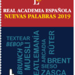 Literatura. RAE. Nuevas palabras 2019