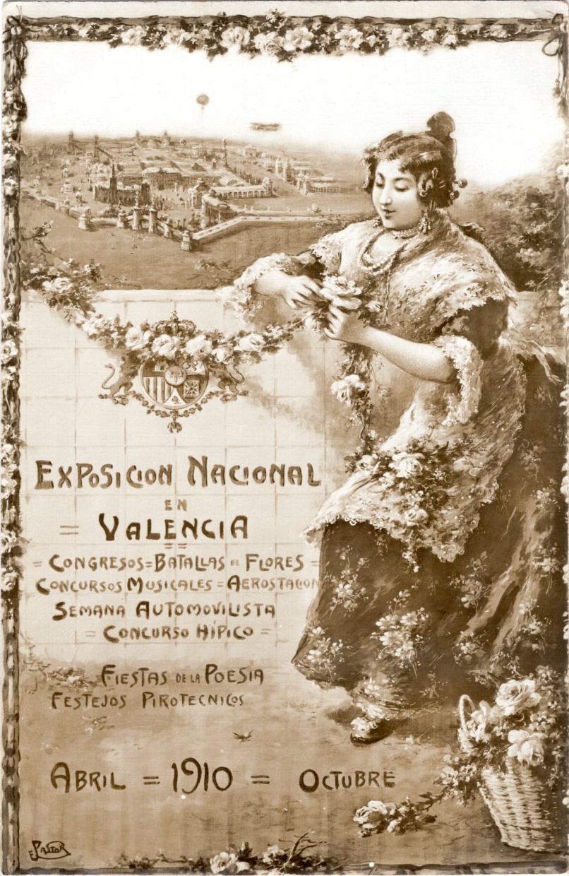 Tarjeta postal del Cartel de la Exposición Nacional