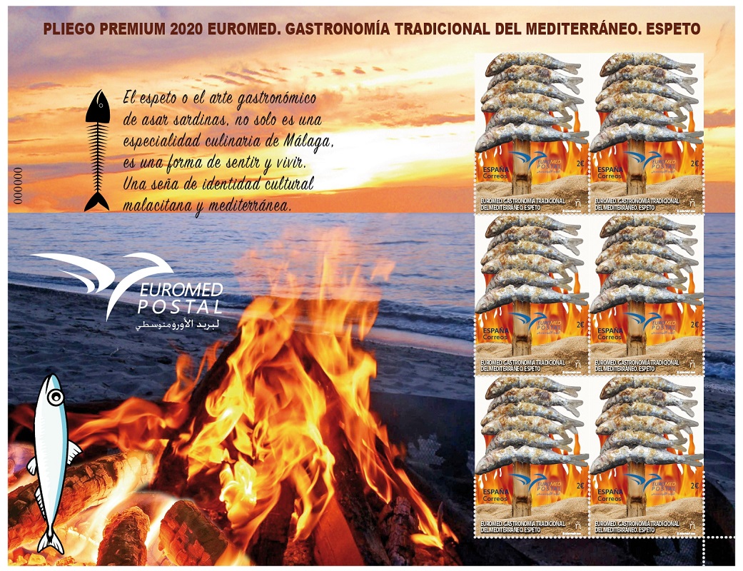 Gastronomía tradicional del Mediterráneo. Espeto