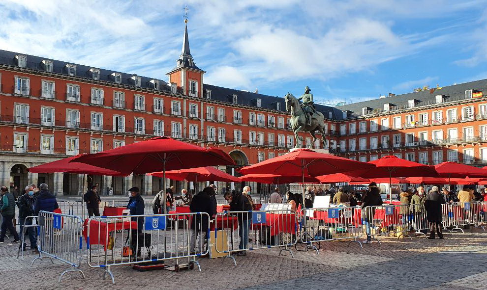 Mercado Filatélico de la Plaza Mayor de Madrid