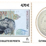 Numismática. Último billete y moneda de peseta