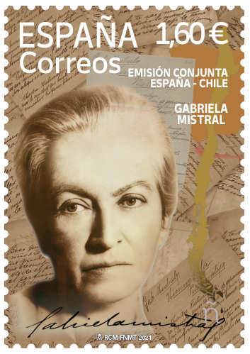 Emisión Conjunta España- Chile. Gabriela Mistral