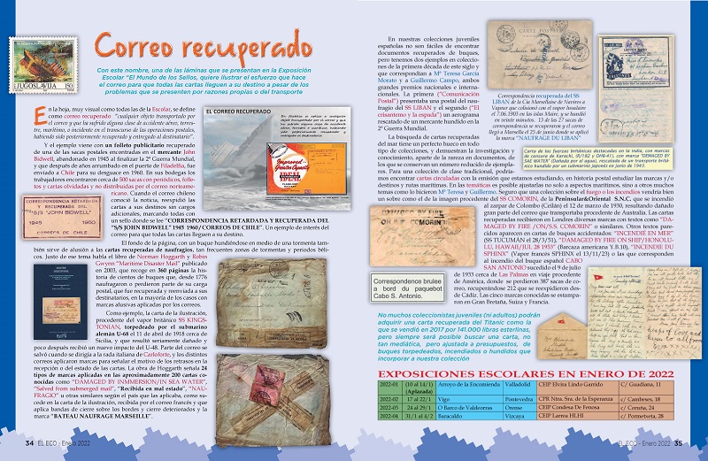 El Eco Filatélico. Filatelia Juvenil
