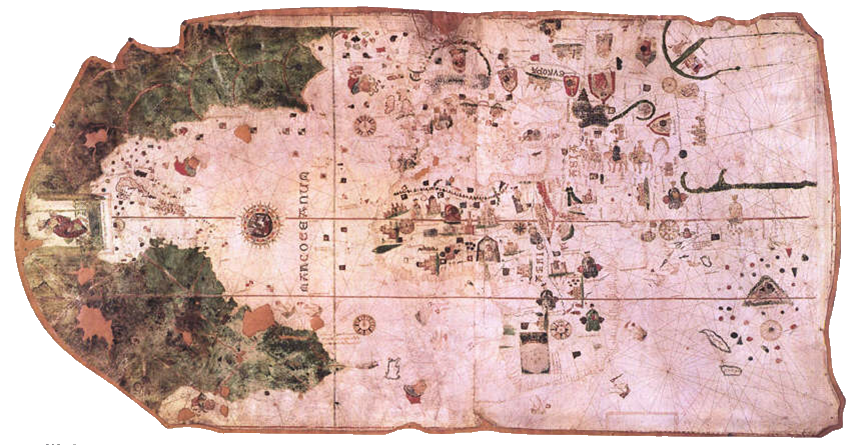 Museo Naval de Madrid. Mapa de Juan de la Cosa