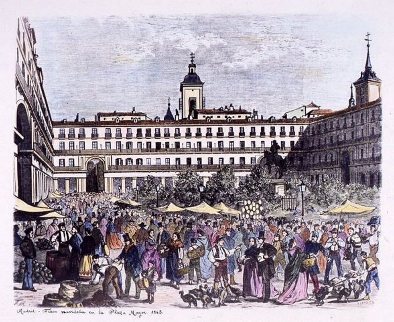 Feria navideña en la Plaza Mayor