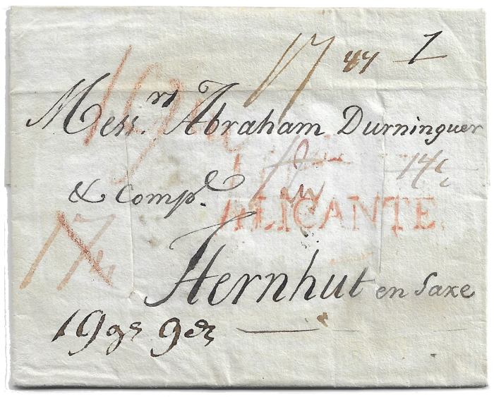 Correo desinfectado. Epidemia Fiebre Amarilla de 1800-1801