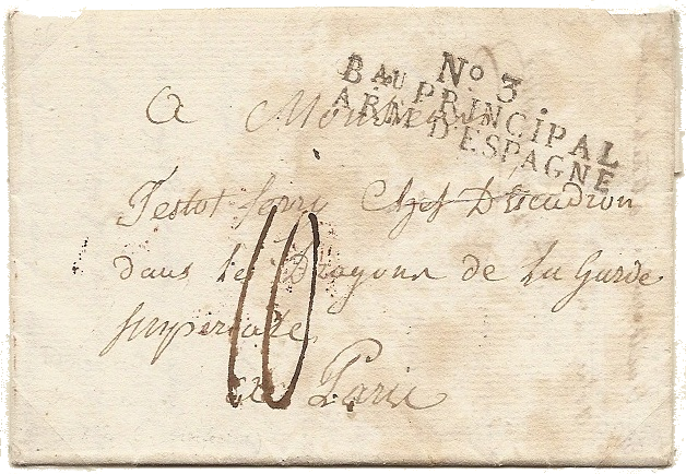 Correo desinfectado. Guerra de la Independencia 1808-1814