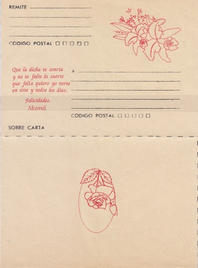 enteros postales cubanos. Sobre-Carta