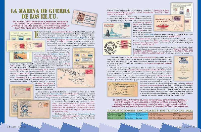 El Eco Filatélico. Filatelia de Juventud