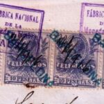 Estudio del Falso de Época de Telégrafos 10 pesetas violeta de Alfonso XIII de 1905: Falso Tipo I