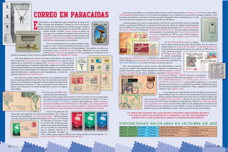 El Eco Filatélico. Filatelia de Juventud