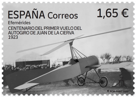Centenario Primer vuelo del autogiro de Juan de la Cierva