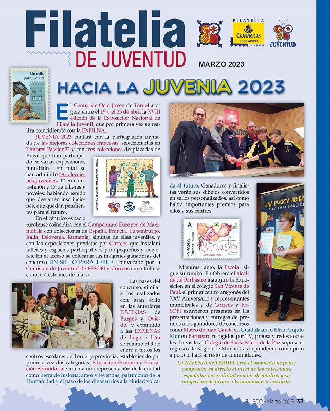 El Eco Filatélico. Filatleia de Juventud