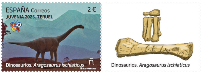 JUVENIA 2023. Teruel. Dinosaurios. Aragosaurus ischiaticus