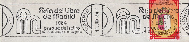 Ferias del Libro.Rodillo 1984
