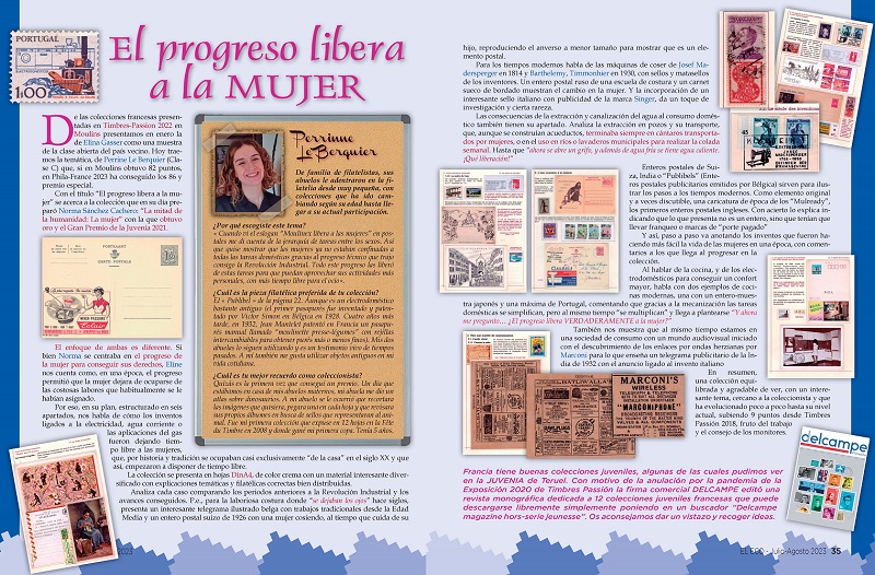 El Eco Filatélico. Filatelia de Juventud