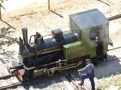 locomotora de vapor ARGANDA