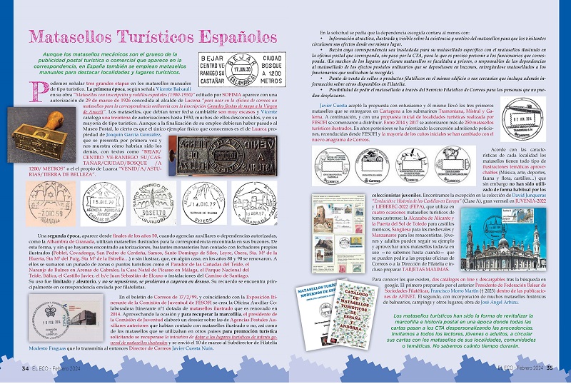 El Eco Filatélico. Filatelia Juventud