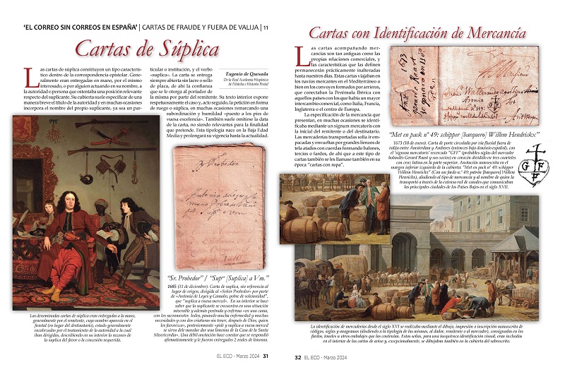 El Eco Filatélico. Artículo de Filatelia