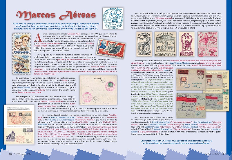 El Eco Filatélico. Filatelia Juventud