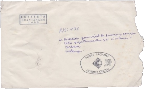 Guantánamo. Correo oficial