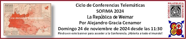 Ciclo de Conferencias Telemáticas de SOFIMA 2024