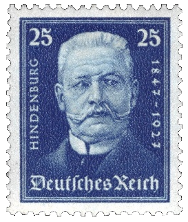La República de Weimar. 80 cumpleaños de Hindenburg 
