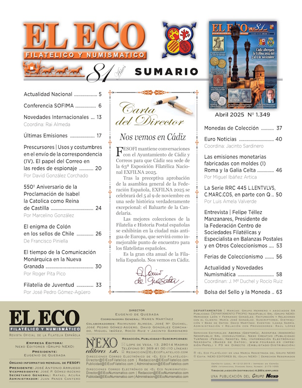 El Eco Filatélico. Sumario