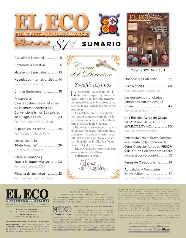 El Eco Filatélico. Sumario