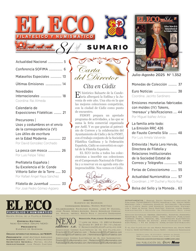 El Eco Filatélico. Sumario