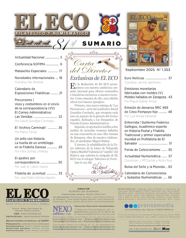 El Eco Filatélico. Sumario