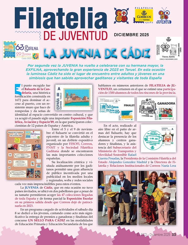 El Eco Filatélico. Filatelia Juventud