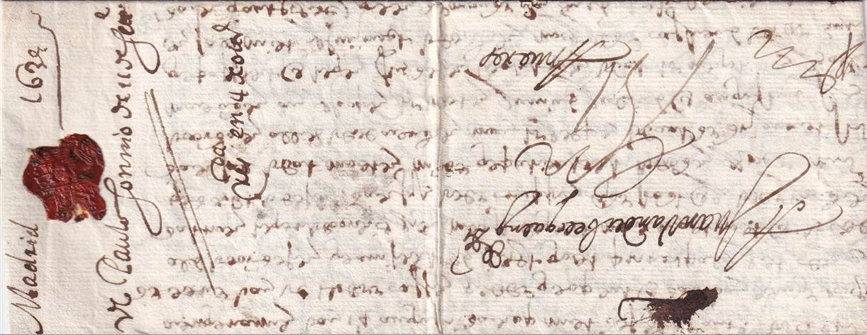 Administración Central de Madrid. Carta de Madrid a Amberes