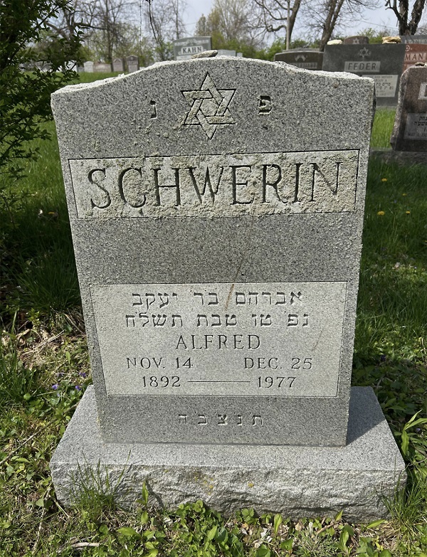 Sepultura de Alfred Schwerin