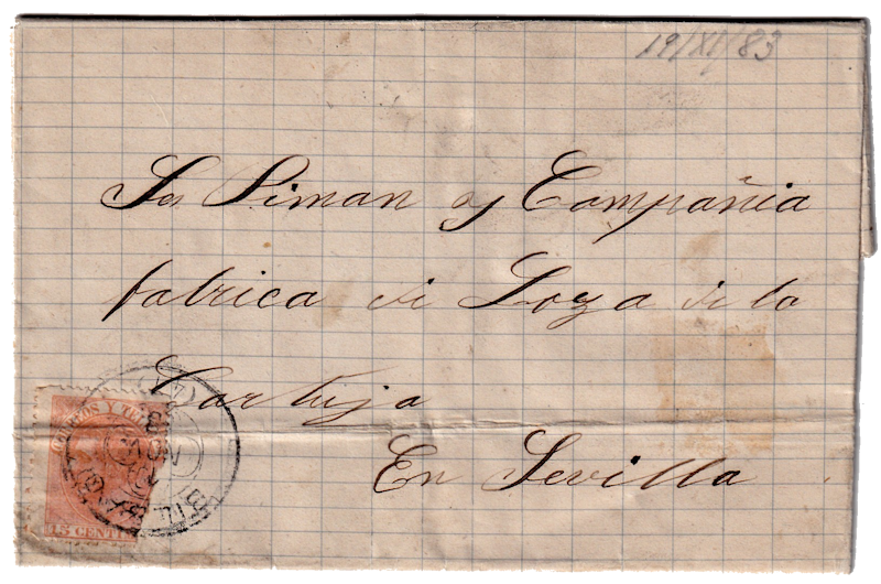 El uso de sellos rotos en el correo